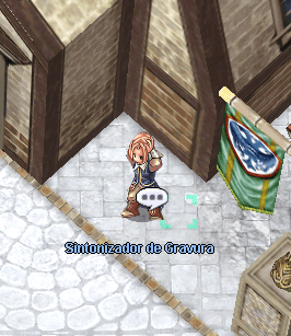 NPC Sintonizador de Gravuras em Prontera, próximo às coordenadas 182, 215