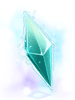 Caco de Cristal Verde